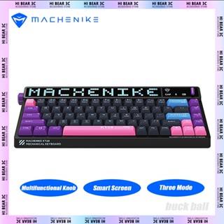 Machenike KT68 Pro คีย์บอร์ดเกมมิ่ง ไดนามิก หน้าจออัจฉริยะ Rgb Backlit Hot Swap 68 คีย์