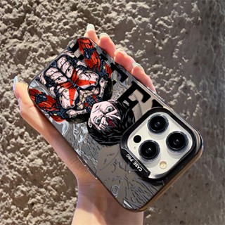 เคสโทรศัพท์มือถือ แบบแข็ง ผิวด้าน ลายการ์ตูนลูฟี่ พรีเมี่ยม สําหรับ iphone 11 12 13 14 Pro Max 14Plus ip 12promax 13promax