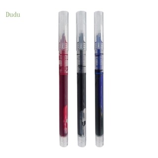 Dudu 0 5 มม. สีดํา สีฟ้า สีแดง ปากกาเจล หมึกแห้งเร็ว สําหรับปากกา ละเอียดพิเศษ ปากกาไมโครไลเนอร์ หมึกเหลว ปากกา Fineliner ปากกา Pa