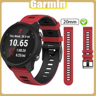 Lereach สายนาฬิกาข้อมือ ขนาด 20 มม. สําหรับ Garmin Forerunner 158 55 245 645