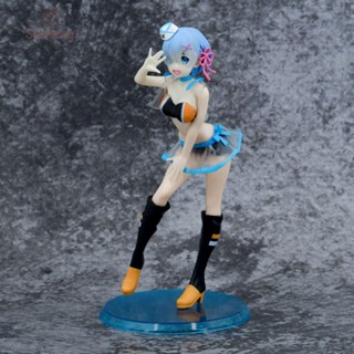 Shanrong โมเดลฟิกเกอร์ Rem Action Figurine Q Version Rem Rem ของเล่นสําหรับเด็ก