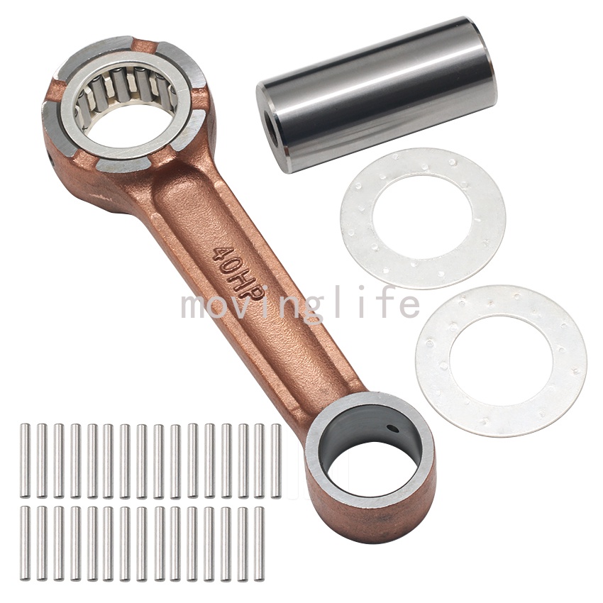 เรือมอเตอร์เชื่อมต่อ Rod Con Rod Assy 2 จังหวะนอกสําหรับ Yamaha 40HP K40J M(W/)S/L 40X M(W/T)HS/L E4