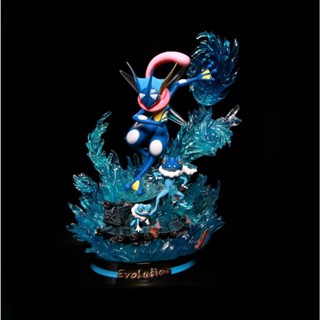 (((พร้อมส่ง) โมเดลฟิกเกอร์ Pokemon GK Koga Ninja Frog Movement Art Gallery ฉากเรืองแสง