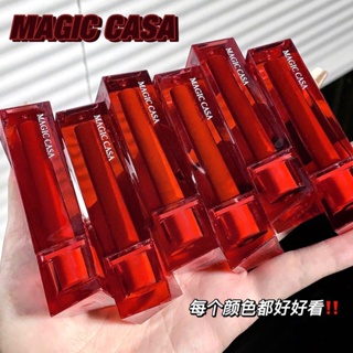 Spot# MAGIC CASA Ruby mirror lip glaze glass water gloss lip gloss makeup not easy to fade cross-border student makeup 8jj