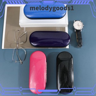 Melodygoods1 กล่องแว่นตา กันน้ํา กันการสึกหรอ สีพื้น สําหรับผู้ชาย