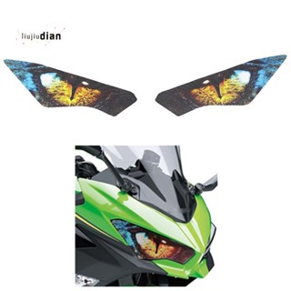 สติกเกอร์ป้องกันไฟหน้ารถจักรยานยนต์ สําหรับ Kawasaki Ninja 250 Ninja 400 2018-2019 A