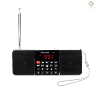 [DZ]Retekess Tr602 FM AM เครื่องเล่น MP3 วิทยุดิจิทัล บลูทูธ AUX IN รองรับการ์ด TF U Drive