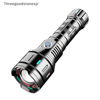 Tgst ไฟฉาย Led 26650 XHP360 กันน้ํา ชาร์จ Usb สําหรับตั้งแคมป์