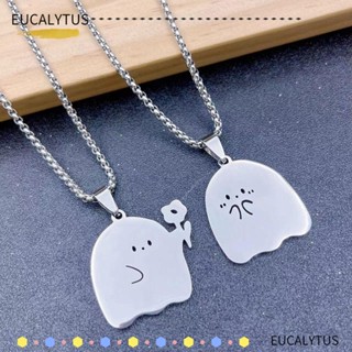 Eutus สร้อยคอโซ่ จี้รูปดอกไม้ ผี สไตล์ฮิปฮอป เครื่องประดับแฟชั่น สําหรับแต่งคอสเพลย์ DIY