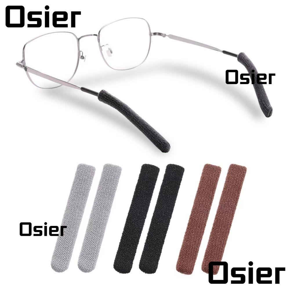 Osier1 ปลอกสวมขาแว่นตา ผ้าวูล กันลื่น อุปกรณ์เสริม สําหรับผู้ชายและผู้หญิง 1 คู่
