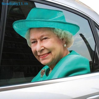 Onebaby สติกเกอร์ Queen Of England กันน้ํา สําหรับติดตกแต่งหน้าต่างรถยนต์