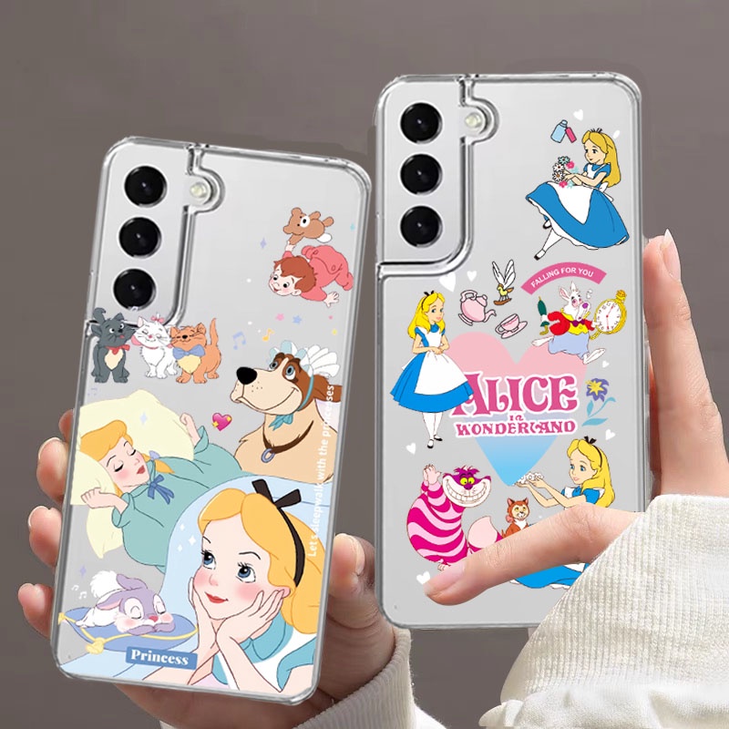 เคสโทรศัพท์ กันกล้อง แบบนิ่ม ลายน่ารัก เคสลายการ์ตูน สําหรับ SAMSUNG A02S A03S J8 J6 Plus S8 Plus S9 Plus S10 lite A02