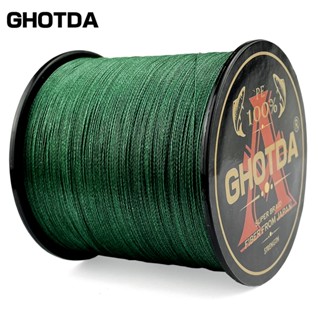 Ghotda สายเอ็นตกปลา แบบถัก PE 10lb-80lb 4 เส้น