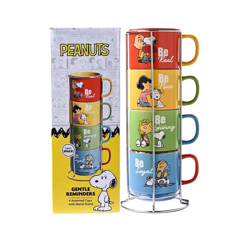 [Snoopy]แก้วมัค Stacking Cup 437ml[SK]