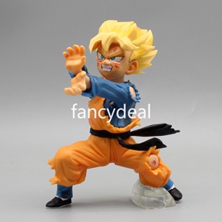 โมเดลฟิกเกอร์ PVC รูปปั้นอนิเมะ Dragon Ball Z Son Goten ขนาด 13 ซม. ของเล่นสะสม สําหรับตกแต่ง