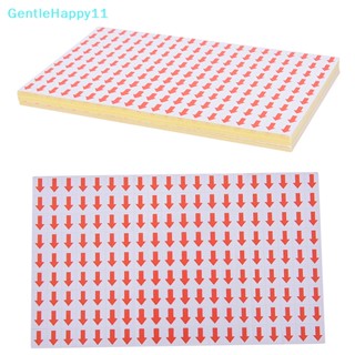 Gentlehappy สติกเกอร์ ลายลูกศร สีแดง ขนาด 10x12 มม. สําหรับติดตกแต่งงาน 10800 ชิ้น