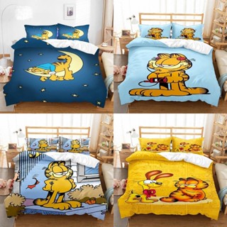 Trend Garfield 3in1 ชุดเครื่องนอน ผ้าปูที่นอน ปลอกหมอน ผ้านวม ห้องนอน หอพัก ล้างทําความสะอาดได้