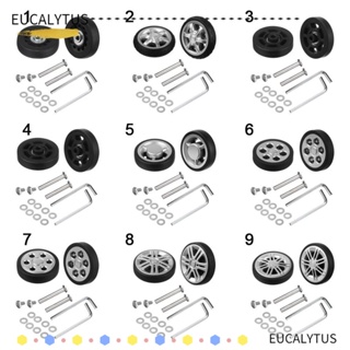 Eutus อะไหล่ล้อกระเป๋าเดินทาง แบบพกพา DIY แบบเปลี่ยน 2 ชิ้น