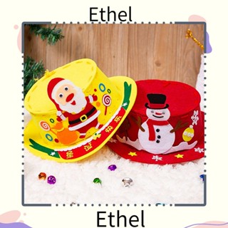 Ethel1 หมวกคริสต์มาส แฮนด์เมด สําหรับเด็ก