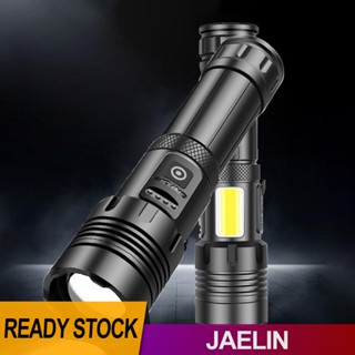 ไฟฉาย XHP70 XHP160 COB LED 1500LM 1800LM ชาร์จ USB IPX4 กันน้ํา [Jaelin.th]