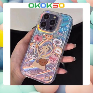 [OKOKSO] เคสโทรศัพท์มือถือนิ่ม กันกระแทก ลายการ์ตูนชิงช้าสวรรค์ ดาว สําหรับ OPPO Reno9 Reno8 Reno7pro reno6 7z 5 R17 A53 A9 2020 F11 A31 A78 A77