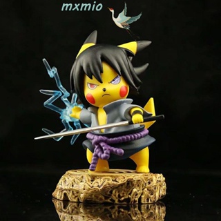 Mxmio โมเดลฟิกเกอร์ อนิเมะปิกาจู Uchiha Sasuke Pikachu ของเล่นสําหรับเด็ก