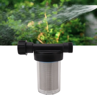 Gardening House G3/4 Garden Hose Filter Water Pump Strainer Stainless Steel Screen Transparent Design Sediment