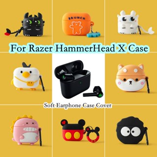 【imamura】เคสหูฟัง แบบนิ่ม ลายการ์ตูน สําหรับ Razer HammerHead X Razer HammerHead X TWS