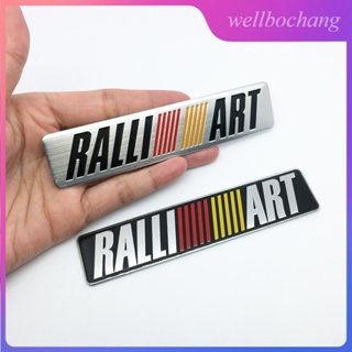 สติกเกอร์ตัวอักษร RALLI 3d สําหรับติดตกแต่งรถยนต์ 1 ชิ้น