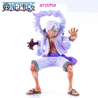 Aroma ตุ๊กตาฟิกเกอร์ อนิเมะ Luffy Monkey D Luffy Nika Luffy ของเล่นสําหรับเด็ก