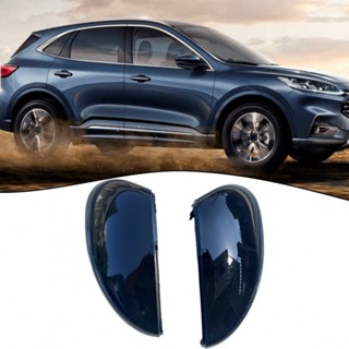 มาใหม่ ฝาครอบกระจกมองหลัง สีดํามันวาว สําหรับ Ford Escape Edge 2020-2022