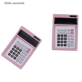 [little.coconut] โมเดลเครื่องคิดเลขจิ๋ว 1:12 สําหรับตกแต่งบ้านตุ๊กตา 2 ชิ้น