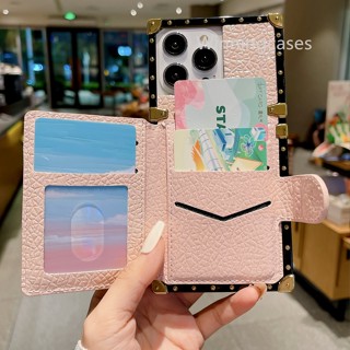 เคสโทรศัพท์มือถือ พร้อมช่องใส่บัตร พรีเมี่ยม สําหรับ OPPO A91 F15 A92S A93 A94 F19 PRO F19PRO+ A95 A96 Realme9i A36 A76 A97 A58 A58X A78 A1pro A1 A98 F23