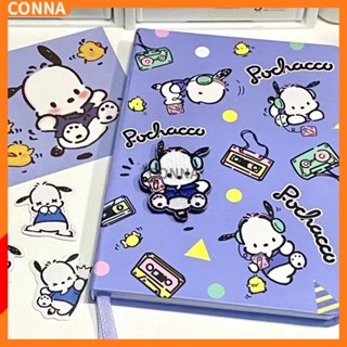 Sanrio Pochacco สมุดโน๊ตไดอารี่ ลายการ์ตูนน่ารัก B6 สีฟ้า เครื่องเขียน ของขวัญ สําหรับเด็กผู้หญิง