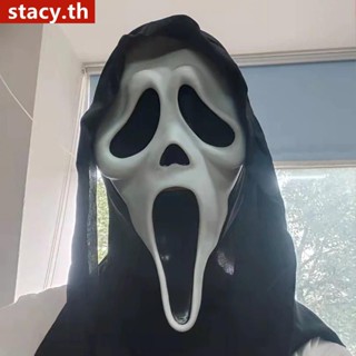 【พร้อมส่ง】 Screaming Ghostface Death Mask Scream Death Mask Horror Skull Halloween Party Cosplay Props For Men Women