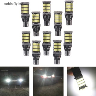 Nf หลอดไฟถอยหลังรถยนต์ LED 45 SMD 4014 T15 W16W 6000K สีขาว 10 ชิ้น