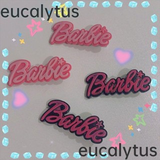 Eucalytus1 กิ๊บติดผมพลาสติก ลายตัวอักษรบาร์บี้ ของขวัญ DIY สําหรับเด็กผู้หญิง