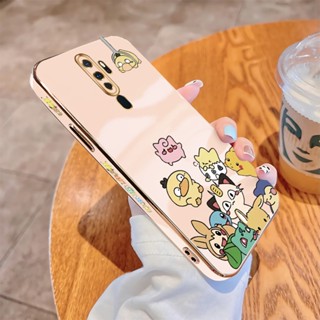 เคส OPPO A3S A5 A5S A7 A12 A12S A5 A9 2020 A83 A91 เคสโทรศัพท์มือถือแบบนิ่ม TPU กันกระแทก ลายตุ๊กตา Baokemeng พร้อมตุ๊กตา