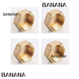 Banana1 ปลั๊กเกลียวด้านใน ทองแดง สีทอง สําหรับสระว่ายน้ํา 4 ชิ้น