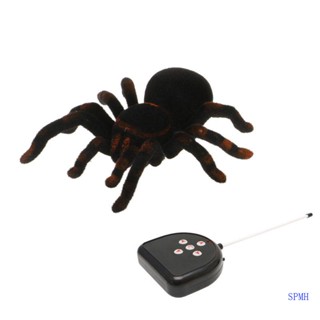 ของเล่นเด็ก ตุ๊กตาแมงมุม อินฟราเรด RC Tarantula นุ่ม น่ากลัว รีโมตคอนโทรล