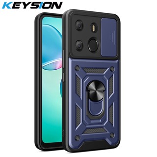 Keysion เคสโทรศัพท์มือถือ กันกระแทก พร้อมแหวนสไลด์ป้องกันกล้อง สําหรับ Tecon Pop 7 Pro Spark Go 2023 Infinix Smart 7 Note 30