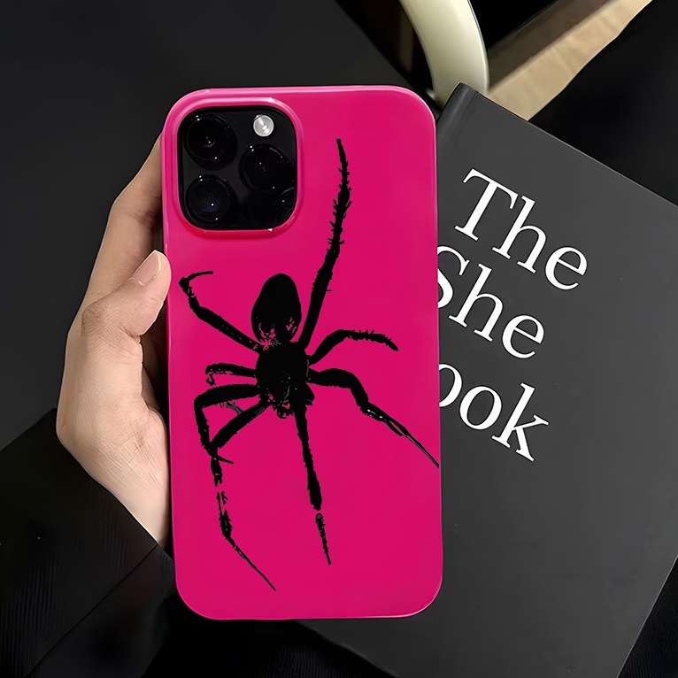 เคสโทรศัพท์ซิลิโคน TPU แบบนิ่ม ลายแมงมุม กันกระแทก สําหรับ IPhone 14 13 12 11 Pro XS Max X XR 8 7 Plus