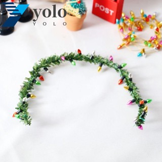 Yolo โคมไฟบ้านตุ๊กตาจําลอง ขนาดเล็ก 30 ซม. 1:12 สําหรับตกแต่งบ้านตุ๊กตา