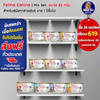 Felina Canino อาหารกระป๋องสำหรับสุนัข 85 g (ยกลังx24)