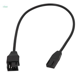 Char เมนบอร์ดอะแดปเตอร์พัดลมควบคุมอุณหภูมิ 30 50 100 ซม. Mini 4Pin PWM