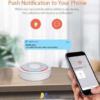 Tuya Zigbee3.0และ Homekit Smart Gateway Wired Hub Apple Alexa Google Home Smartlife MOLISA MOLISA