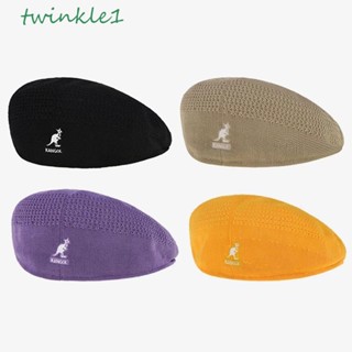 Twinkle1 หมวกเบเร่ต์ ปักลายจิงโจ้ เข้ากับทุกการแต่งกาย สไตล์อังกฤษ สําหรับผู้หญิง