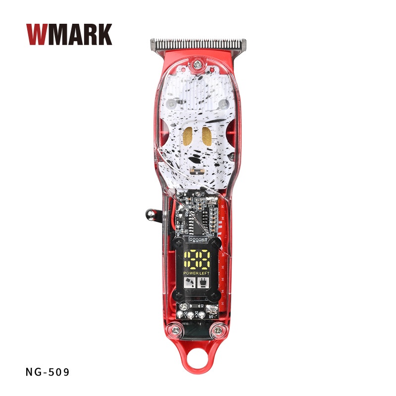 WMARK Barber Electric Pusher Oil Head กรรไกรไฟฟ้าชาร์จ KU รุ่น NG-509