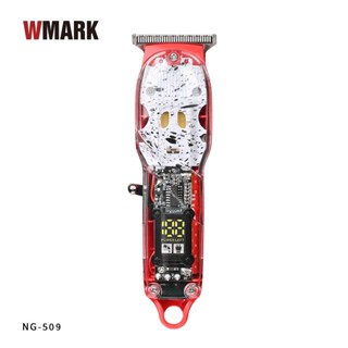 Wmark กรรไกรตัดผมไฟฟ้า หัวน้ํามัน แบบชาร์จไฟได้ รุ่น NG-509