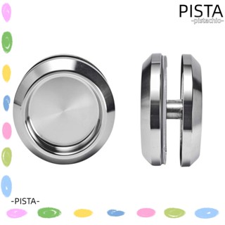 Pista มือจับประตูบานเลื่อน สเตนเลส ทรงกลม สําหรับห้องน้ํา 2 ชิ้น